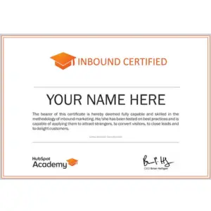Advanced Digital Marketing Course In Faridabad 7 Inbound marketing certificate- By Hubspot Academy