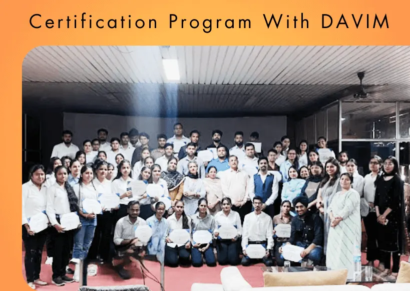 Certification Program With DAVIM